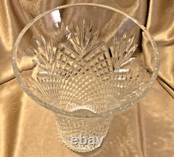 Waterford Crystal EMMET 10 Vase IRELAND Diamond Cut NEAR MINT