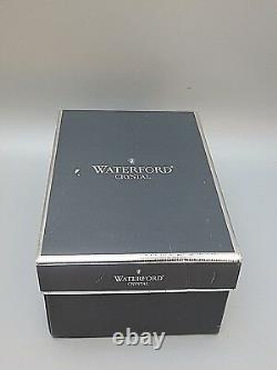 Waterford Crystal Happy Birthday Cut Footed Vase Original Boxed 6 7/8 Tall