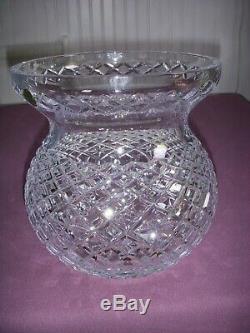 Waterford Crystal Heritage 9 Diamond & Wedge Cut Bouquet Vase BRAND NEW withTAGS