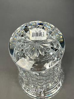 Waterford Crystal Leonora 10 Vase with Cut Glass Diamond Pattern in Box Mint