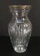 Waterford Crystal Marquis Hanover Gold 8 Vase In Box With Labels Intricate Cuts