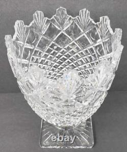 Waterford Crystal Master Cutter Square Footed Vase 251-929-6400 RARE Ireland