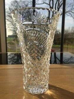 Waterford Crystal Medium Size Deep Cut Trophy Vase