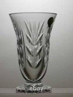 Waterford Crystal Mothers Day Cut Footed 1996 Bouquet Vase 5 3/4 Tall