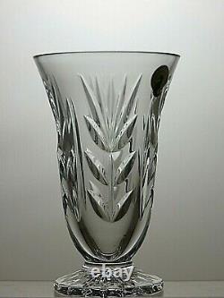 Waterford Crystal Mothers Day Cut Footed 1996 Bouquet Vase 5 3/4 Tall