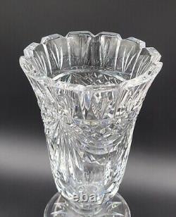 Waterford Crystal PENROSE 8 Flower Vase EXCELLENT Bow Cut Castle Edge