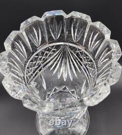 Waterford Crystal PENROSE 8 Flower Vase EXCELLENT Bow Cut Castle Edge