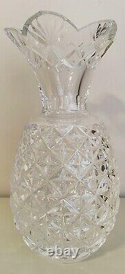 Waterford Crystal Pineapple Hospitality Vase 10 125436 New With Box & Papers