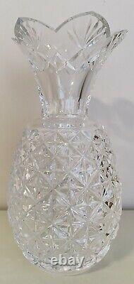Waterford Crystal Pineapple Hospitality Vase 10 125436 New With Box & Papers