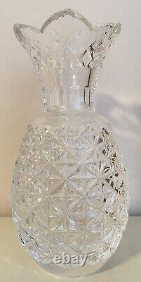 Waterford Crystal Pineapple Hospitality Vase 8 109758 New With Box & Papers
