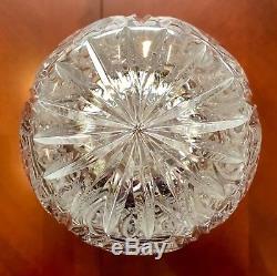 Waterford Crystal Reflections Vase Huge Very Beautiful With Deep Bold Cuts
