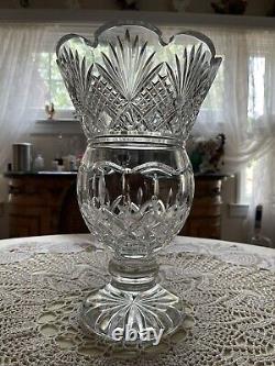 Waterford Crystal Urn Vase 13 LISMORE (1952) Made in IRELAND