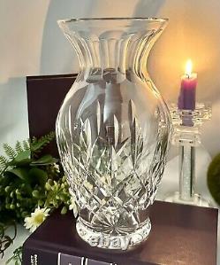 Waterford Crystal Vase 9 Cut Crystal Blown Glass Vintage Lismore Flower Vase