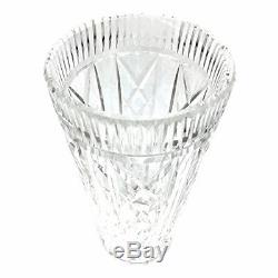 Waterford Crystal Vase Giftware Pattern Signed Decorative Cut Glass Floral 8