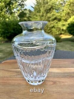 Waterford Crystal Vase Pompeii Flower holder Cut Crystal 8 Tall