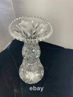 Waterford Crystal Vase Style- Cut Glass 16 Inch Tall 8.8 LBS