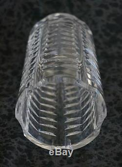 Waterford Cut Crystal 246030 FLOWER VASE Cylindrical 6 Tall