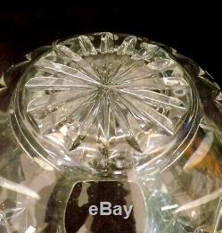 Waterford Cut Crystal 6X6 Lismore Rose Round Ball Globe Bowl Vase with Box C26