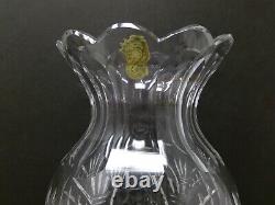 Waterford Cut Crystal 8 7/8 Tall Flower Vase With Tag