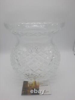 Waterford Cut Crystal 9 CORSET BOUQUET Centerpiece Vase