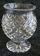 Waterford Cut Crystal Comeragh Cut Footed Vase 6.5 Tall
