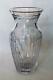 Waterford Cut Crystal Hanover 8 Flower Vase With Gold Rim Marquis Collection
