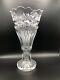 Waterford Cut Crystal Princess Vase, 12 1/2 Tall, 7 W, Weight Is 6 Lbs