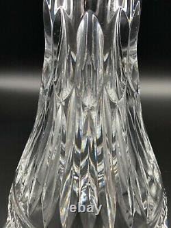 Waterford Cut Crystal Princess Vase, 12 1/2 Tall, 7 W, Weight is 6 Lbs