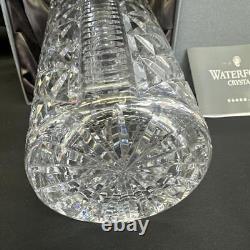 Waterford Flower Vase Crystal Unused New With Box 25cm