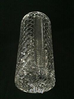 Waterford Ireland Clare Cut Crystal Glass 12 Flower Vase Stunning