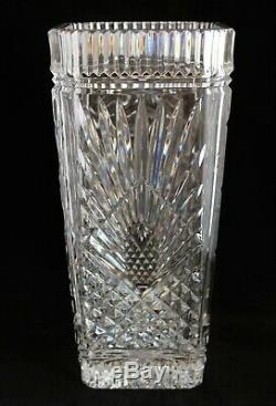 Waterford Ireland Irish Crystal Cut Glass Four Season Large Vase