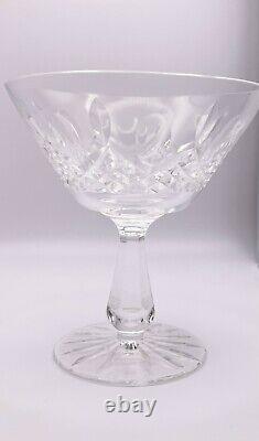 Waterford Kenmare Champagne Tall Sherbet Martini Cut Irish Crystal Glasses Set 5
