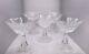 Waterford Lismore Champagne Tall Sherbet Cut Irish Crystal Glasses Set 5