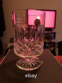 Waterford Lismore Simplicity 6 Footed Crystal Vase Love Letter Ireland New