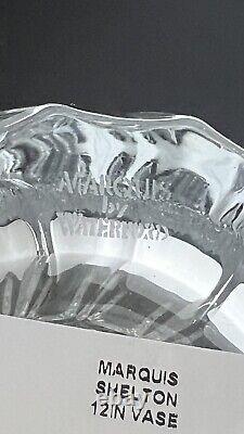 Waterford Marquis Crystal Shelton Collection Large 12 Vase 40005839 New In Box