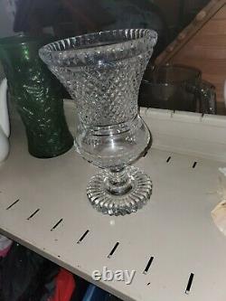 Waterford Master Cut Crystal 10 Thistle Vase Vintage (rare Size)