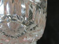 Waterford Master Cutter's Lead Crystal Hand Cut Vase 10 Double Signed