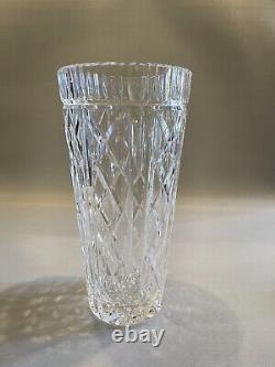 Waterford Vintage 10 Cut Clear Crystal Table Vase