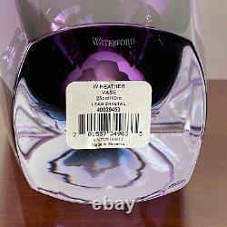 Waterford W Heather Crystal Vase 10 40029453 Purple New