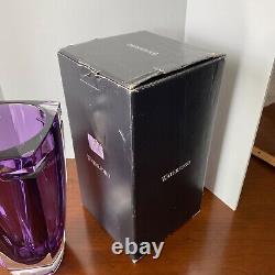 Waterford W Heather Crystal Vase 10 40029453 Purple New