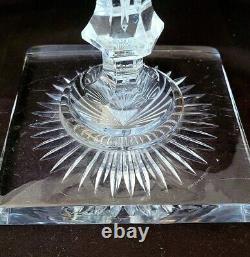 William Yeoward Crystal Large Flower Vase Cut Grape-14 Tall